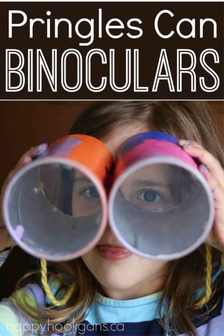DIY Pringles Can Binoculars Craft for Kids