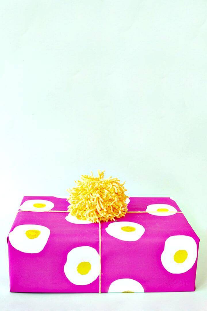 DIY Printable Egg Wrapping Paper