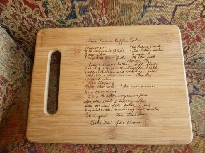 DIY Wooden Overwritten Board Gift