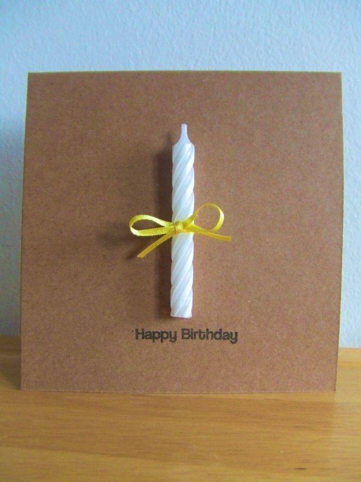 Easy and Simple DIY Birthday Card, simple and easy DIY birthday card