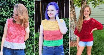 30 free crochet top patterns for beginners (crochet crop top pattern and crochet tank top pattern)