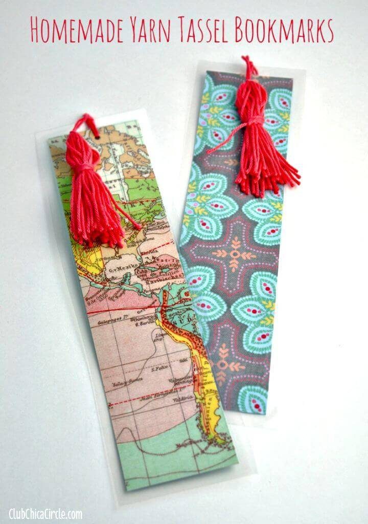 DIY Homemade Tassel Bookmarks