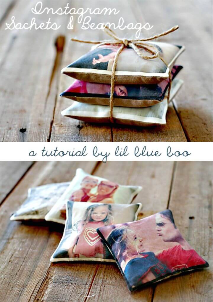 Easy DIY Instagram Sachets And Beanbags - Mothers Day Gifts