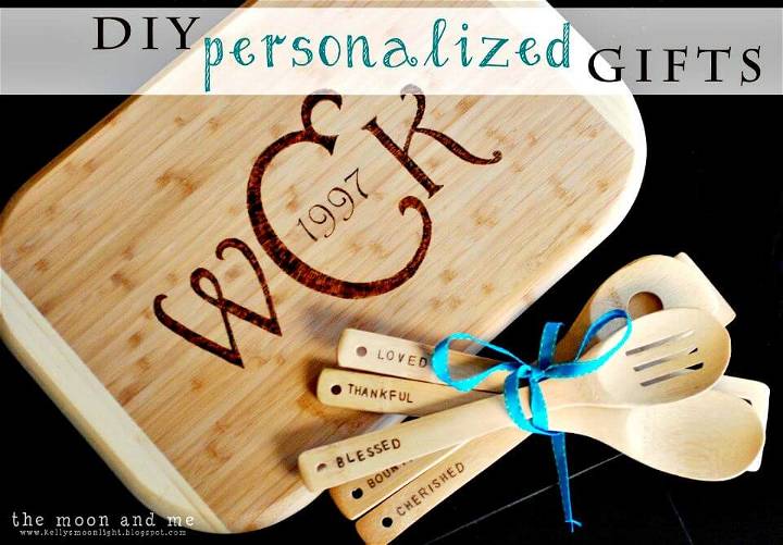 DIY Personalized Cutting Board - Mothers Day Gifts