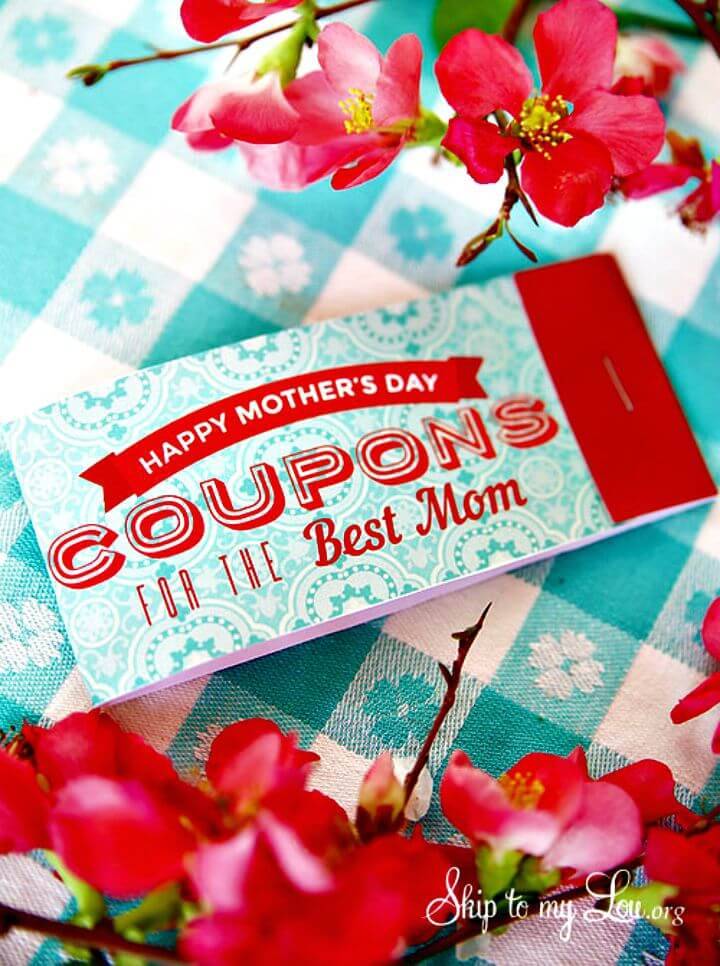 Easy DIY Printable Mother's Day Coupons 