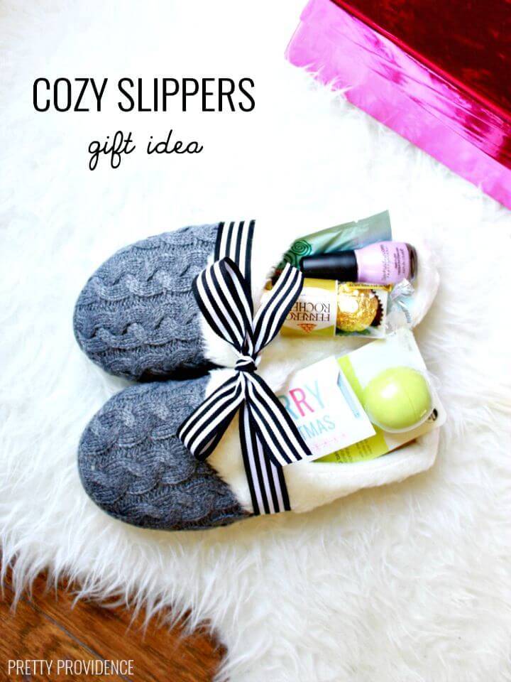 How to DIY Slippers Gift Idea