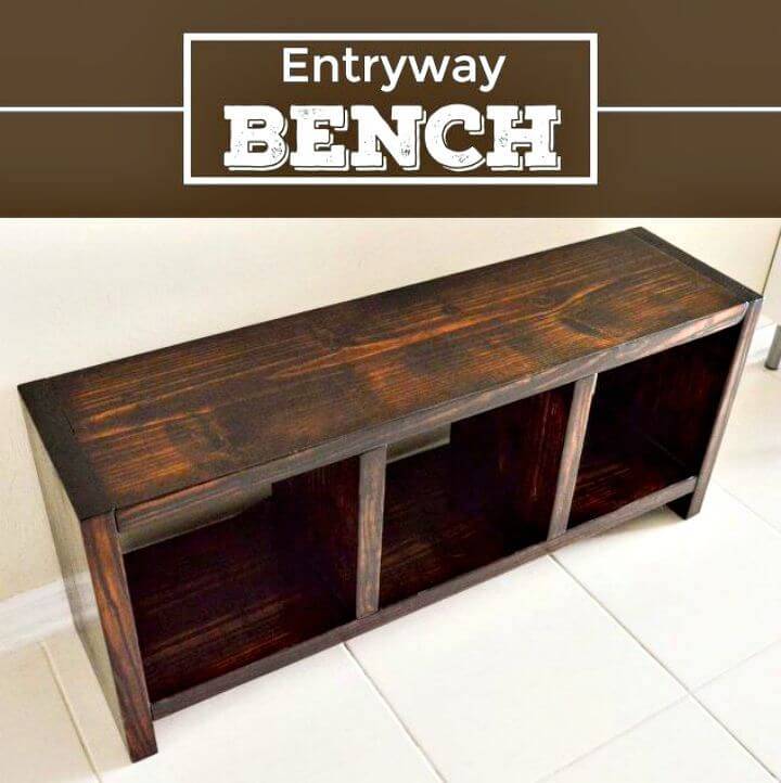 Build Your Own Entryway Bench Tutorial