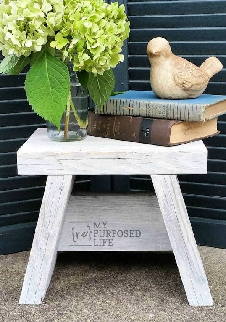 Easy Small Step Stool One Board Project