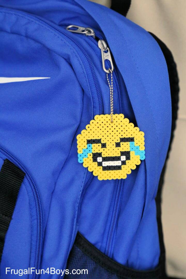 How to Make a Perler Bead Emoji Keychain