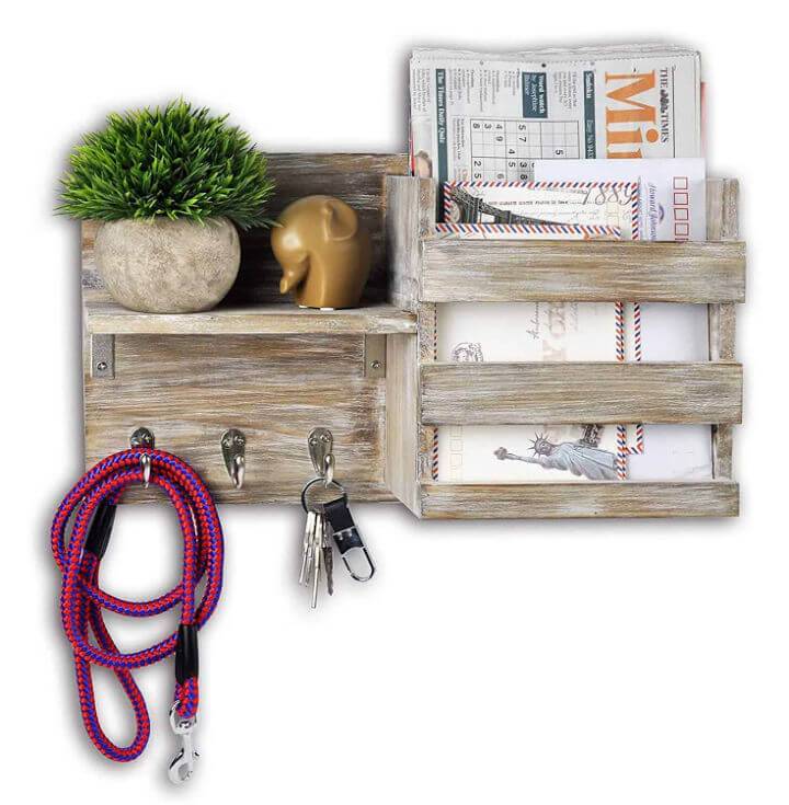 Entryway Key and Mail Holder Wall Organizer