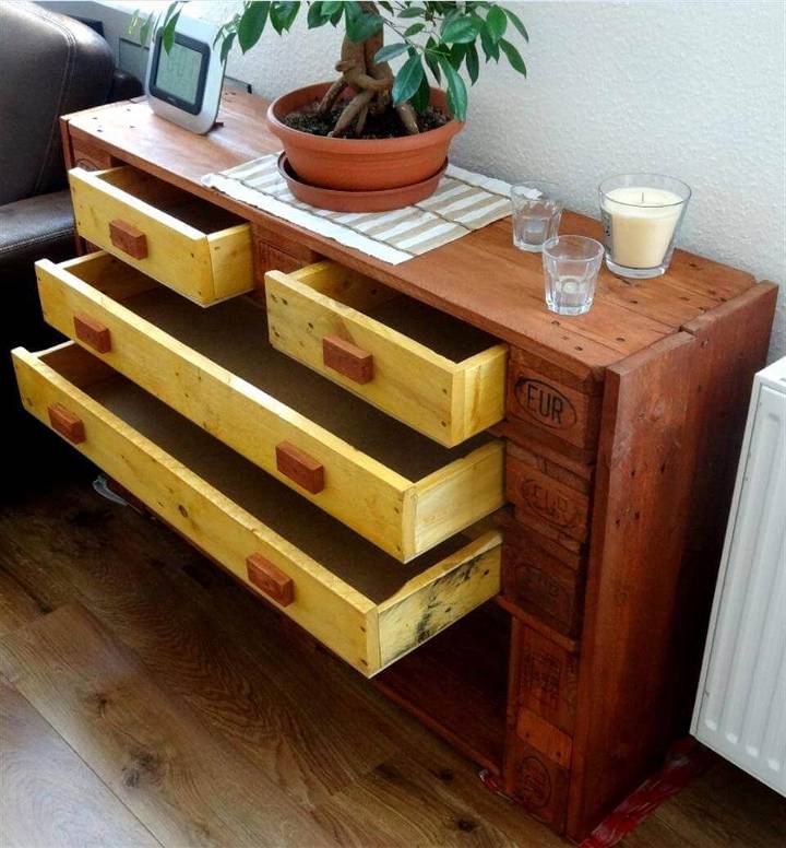 Euro Pallet Dresser Chest of Drawers