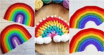 free crochet rainbow patterns