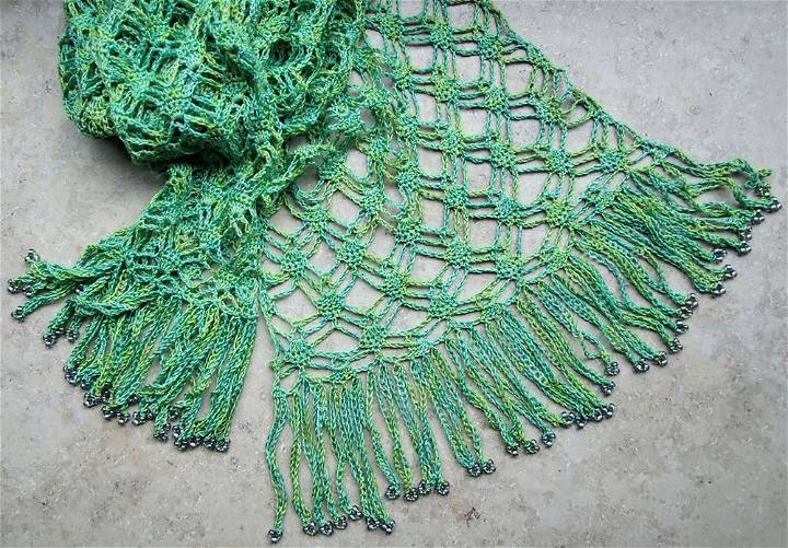 Free Crochet Silky Scarf Pattern