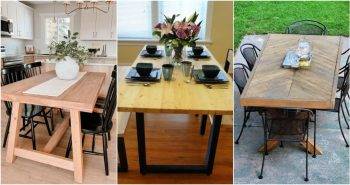 free diy dining table plans