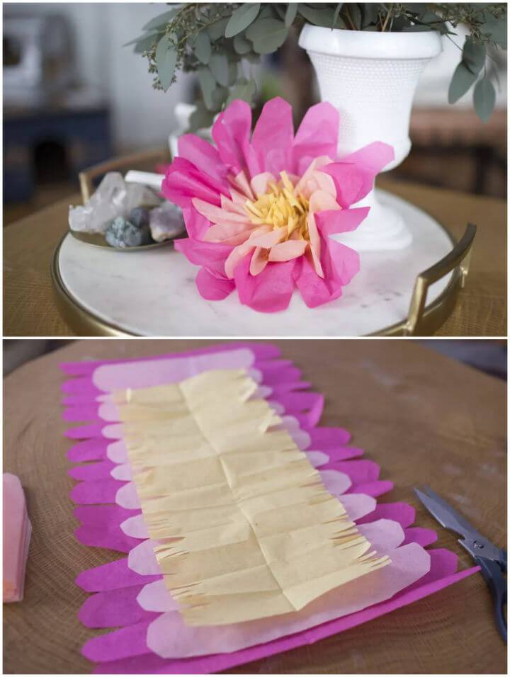 Gorgeous DIY Tissue Paper Flowers