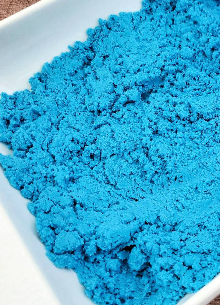 Homemade Kinetic Sand With 3 Ingredients