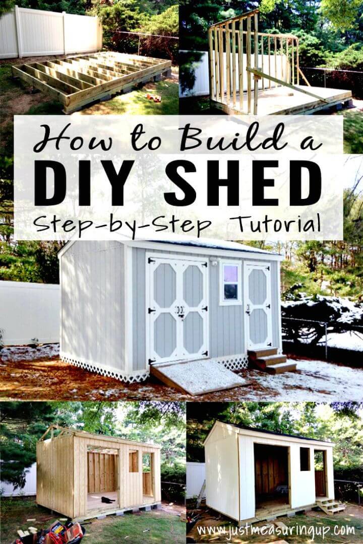 Build A Storage Shed - Step By Step Tutorial