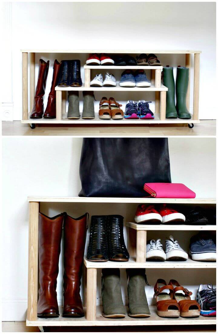 How To Build Shoe Rack For The Entryway Or Mudroom Tutorial