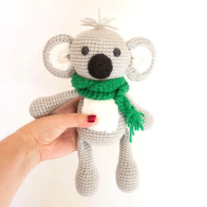 How to Crochet a Koala Amigurumi - Free Pattern