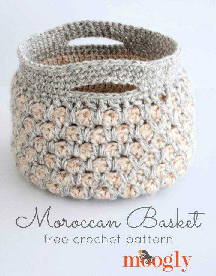 How to Crochet Moroccan Basket