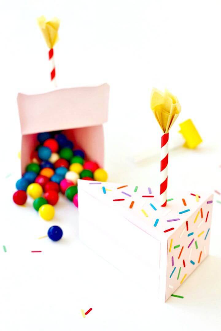 How To DIY Birthday Cake Box