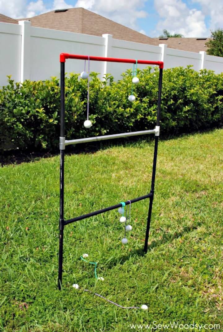 DIY Ladder Toss Outdoor Game For Summer & Spring
