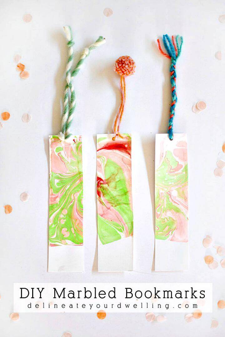 How to Make Marble Bookmarks