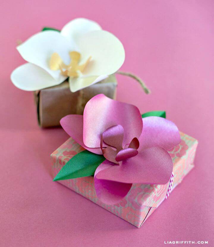 How to Make Paper Orchid: - DIY 