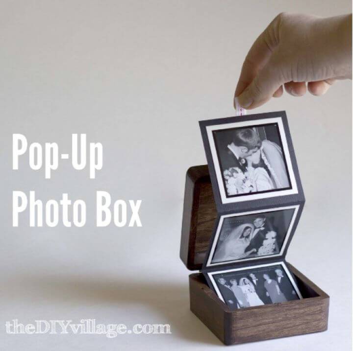 How to DIY Pop up Photo Box
