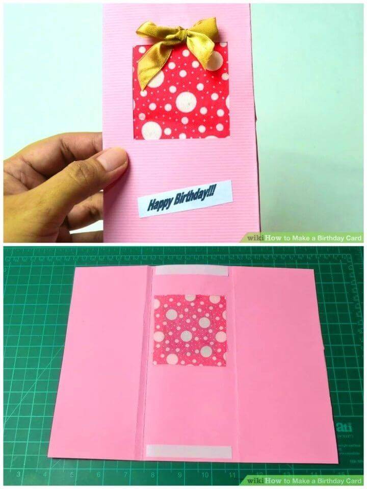 How to Make a Birthday Card, easy to make birthday card