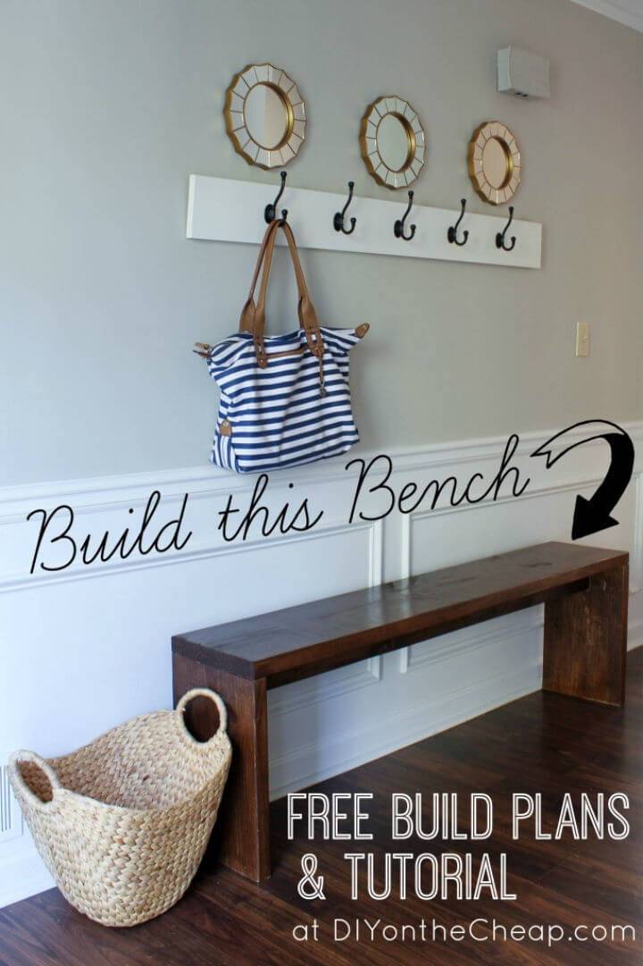 How to Make a Entryway Bench