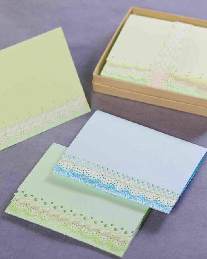 How to Make a Lovely Edge-punched Card, DIY Birthday Card How-to Instructions
