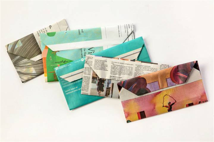 How to Make an Envelope From Newspaper