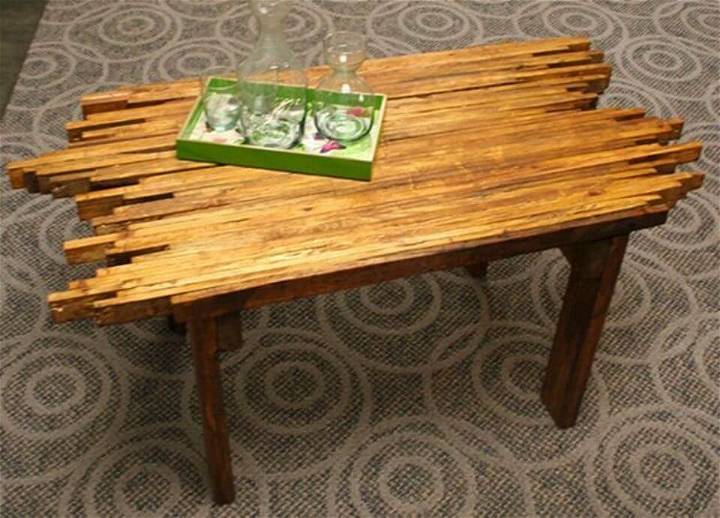 How to Make Pallet Coffee Table 1