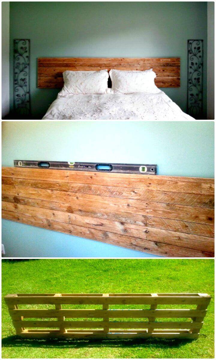 Easy How to Make Pallet Headboard - DIY Projects 