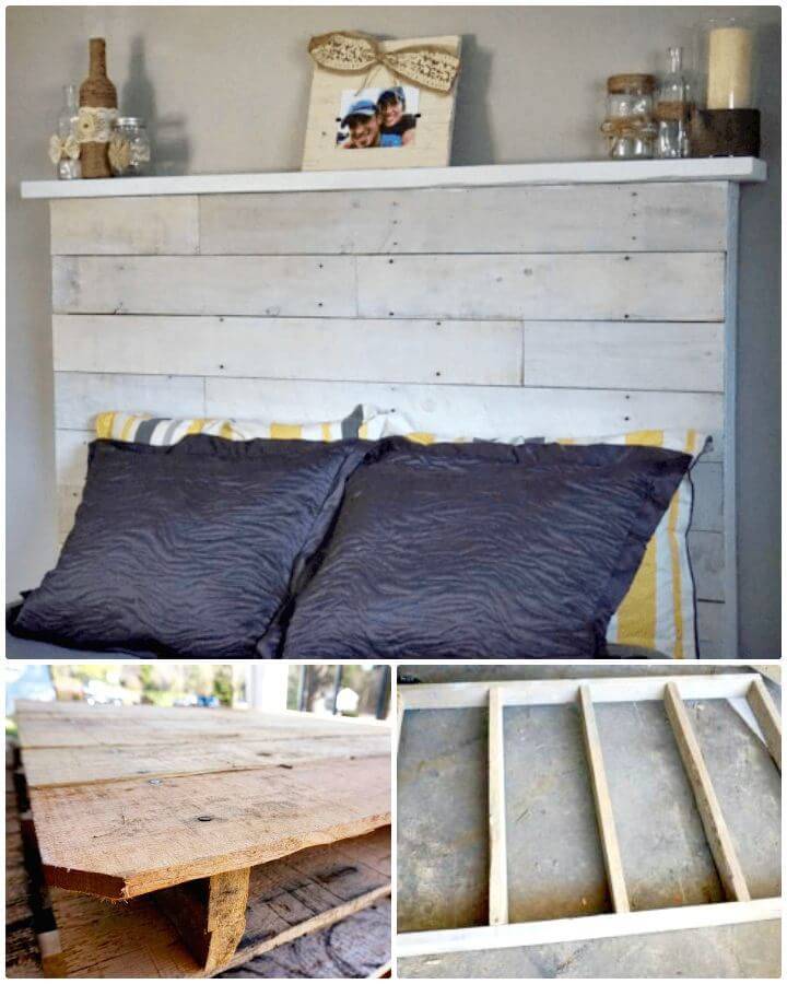 Easy How to Make Your Own Pallet Headboard - DIY