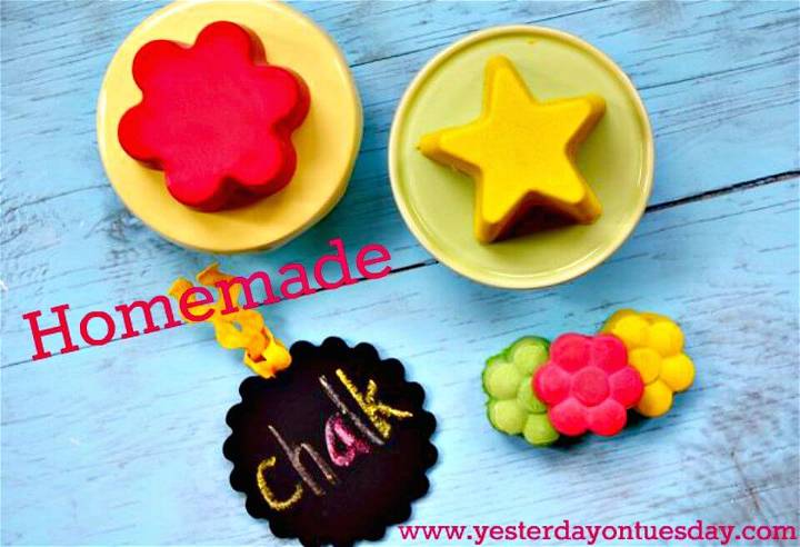 DIY Homemade Chalk - Summer Kids Crafts