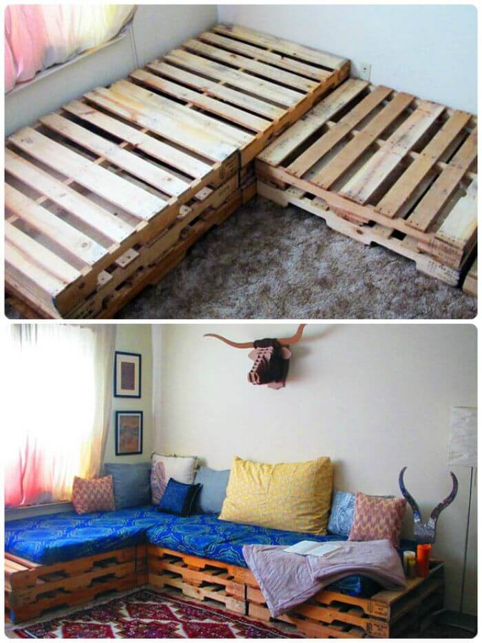 DIY Pallet Couch Tutorial - DIY Pallet Furniture Projects