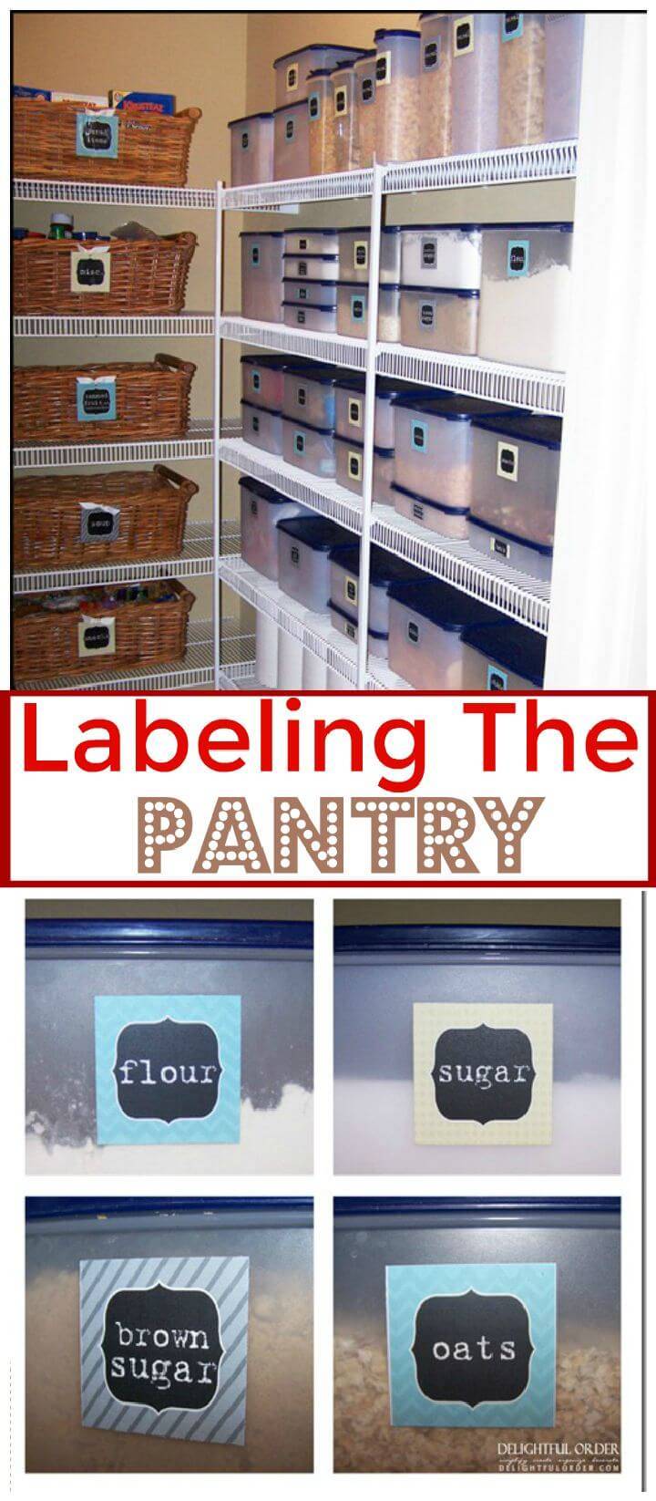 Labeling The Pantry