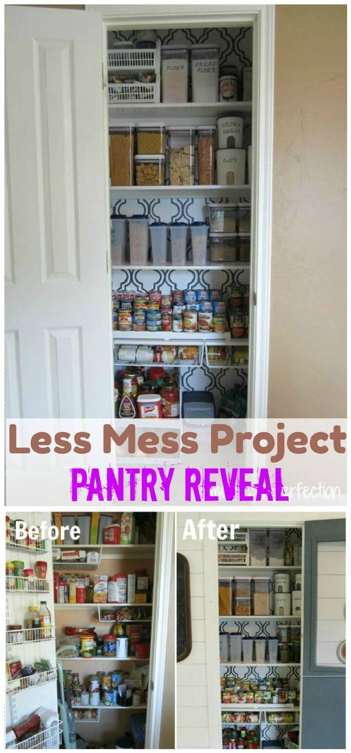 Less Mess Project Pantry Reveal