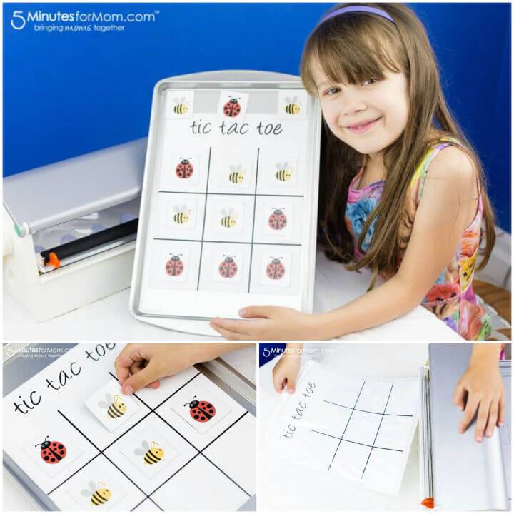 Magnetic Tic Tac Toe Board for Kids