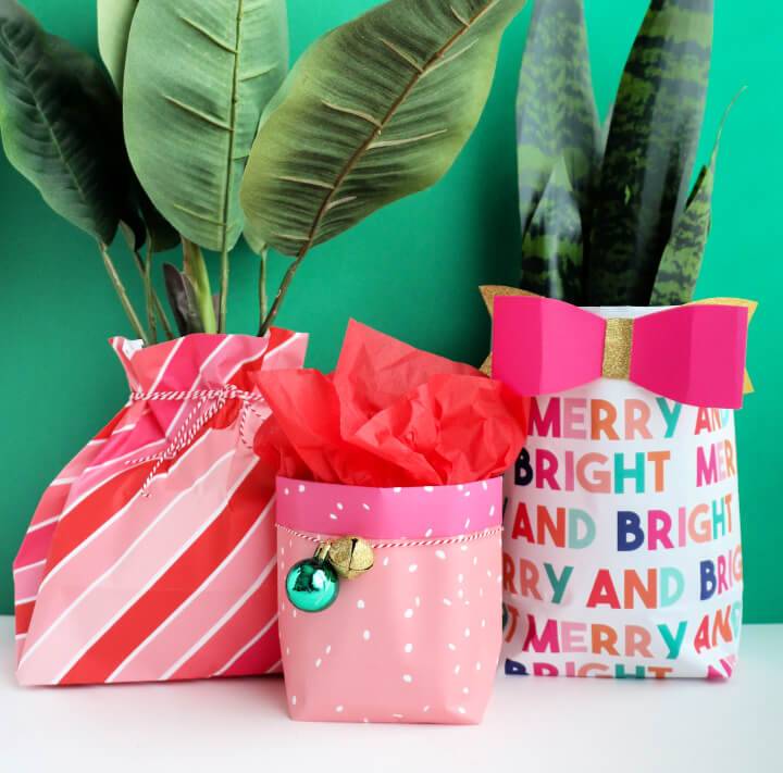 Making a Gift Bag Out of Wrapping Paper