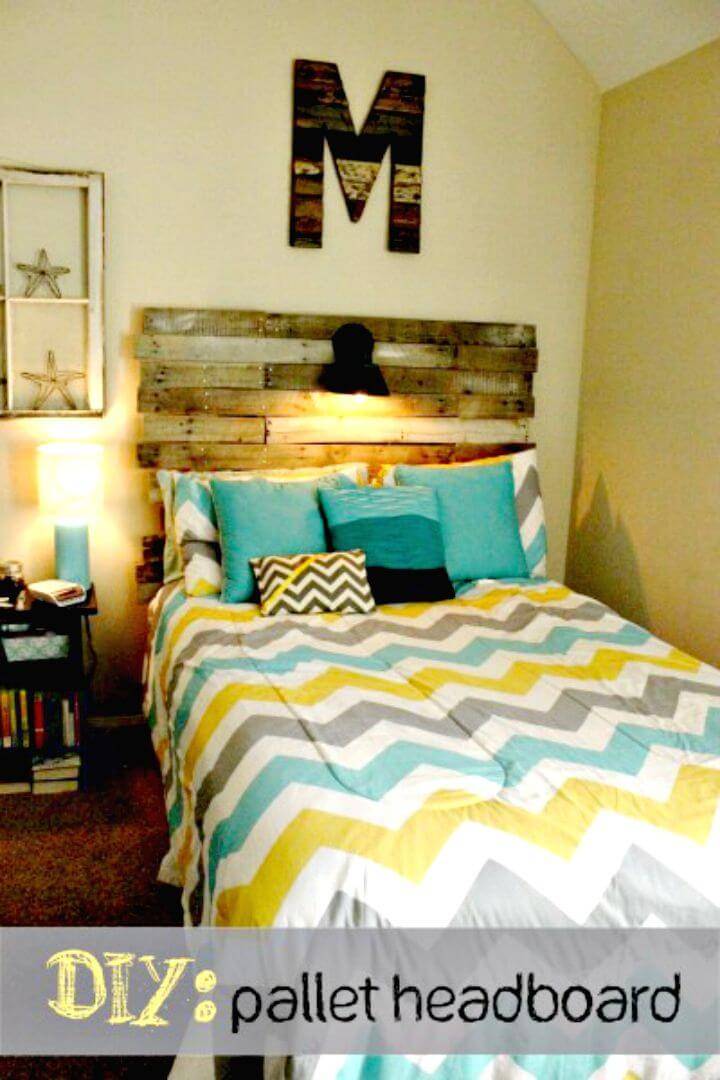 How to Make a Headboard Out of Old Pallets - DIY