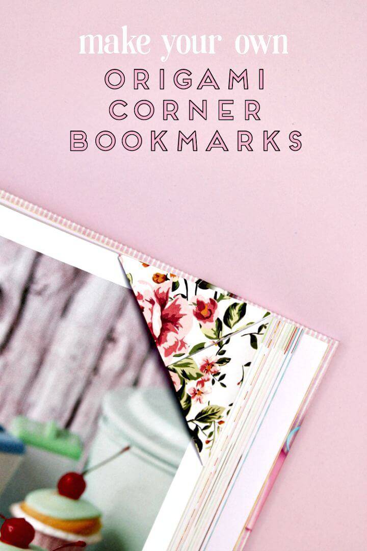 Make Origami Corner Bookmarks