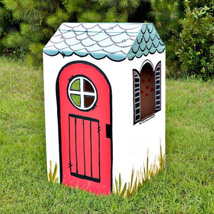 DIY Playhouse On The Block for Kids