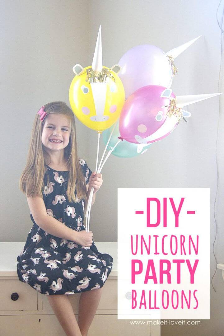 Make Unicorn Party Balloons