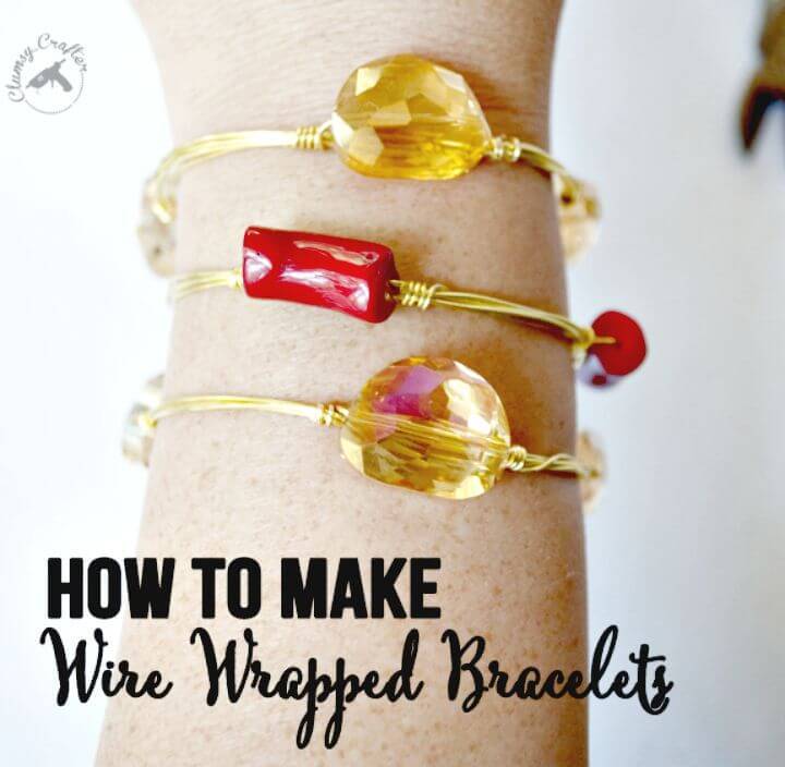 Cute DIY Wire Wrapped Bracelets