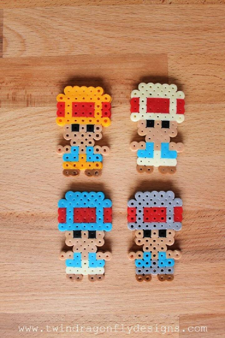 Handmade Perler Bead Mario for Kids