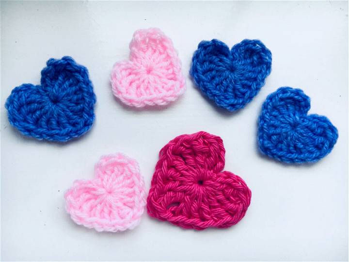 How to Crochet Small Heart - Free Pattern