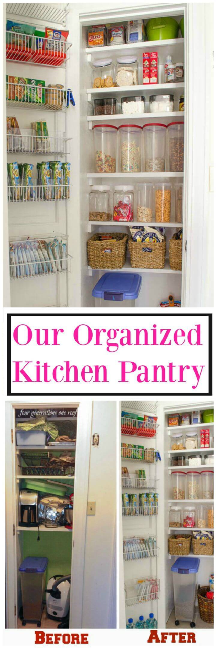 Our Organized Kitchen Pantry